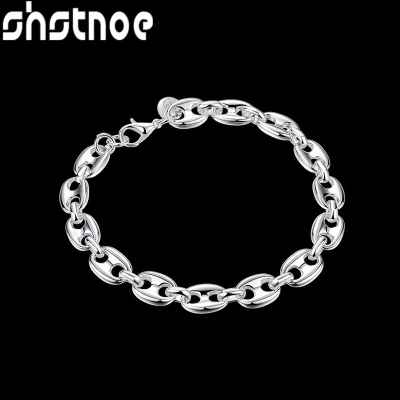 Cute 925 Sterling Silver Pig N - Men Accessories Chain And Bracelet のレビューと価格