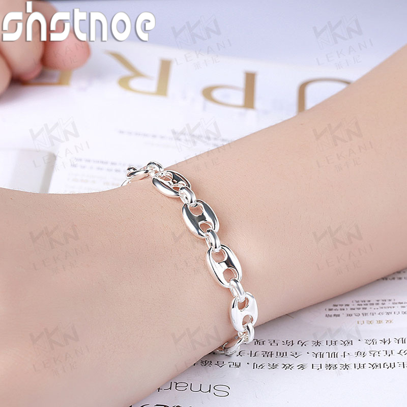 Cute 925 Sterling Silver Pig N - Men Accessories Chain And Bracelet のレビューと価格