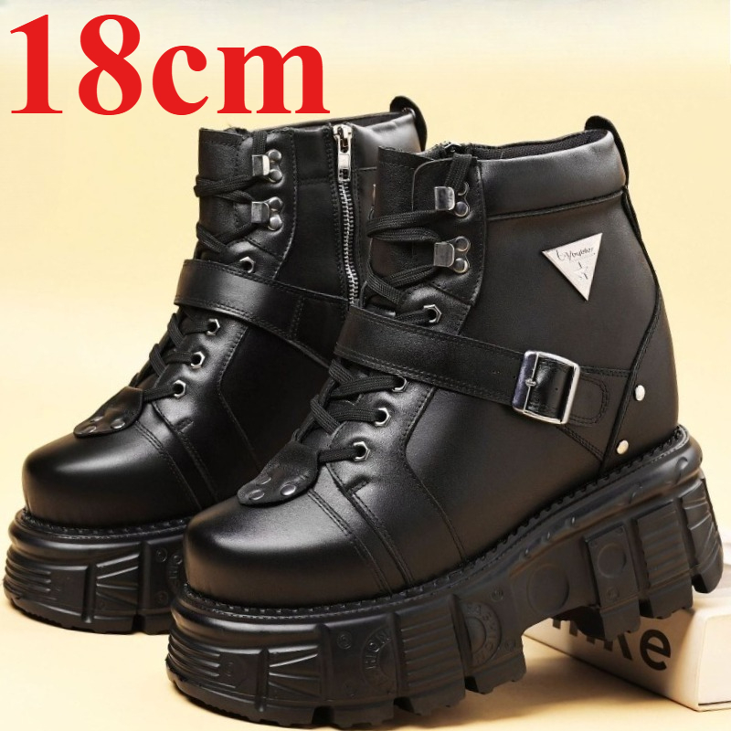 Genuine Leather Motorcycle Boo - Men'S Accessories Leather のレビューと価格