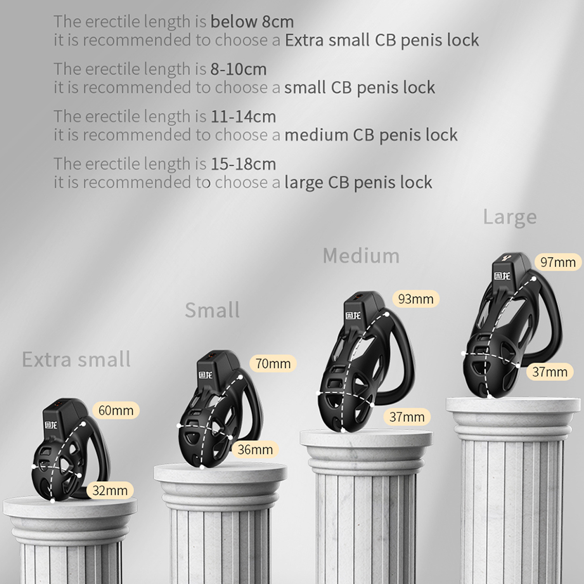Male Chastity Cage Penis Lock  - Men Accessories Usa のレビューと価格