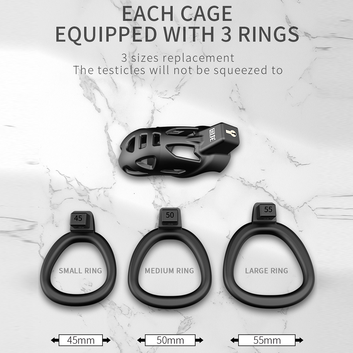 Male Chastity Cage Penis Lock  - Men Accessories Usa のレビューと価格