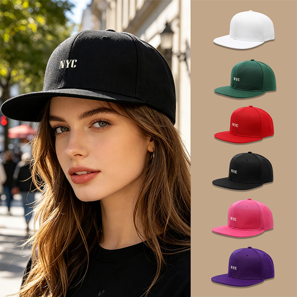 1PC NYC Embroidered Flat Brim  - Men'S Accessories Nyc のレビューと価格