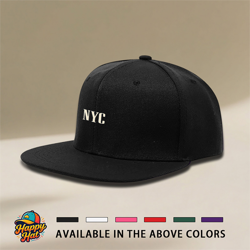 1PC NYC Embroidered Flat Brim  - Men'S Accessories Nyc のレビューと価格
