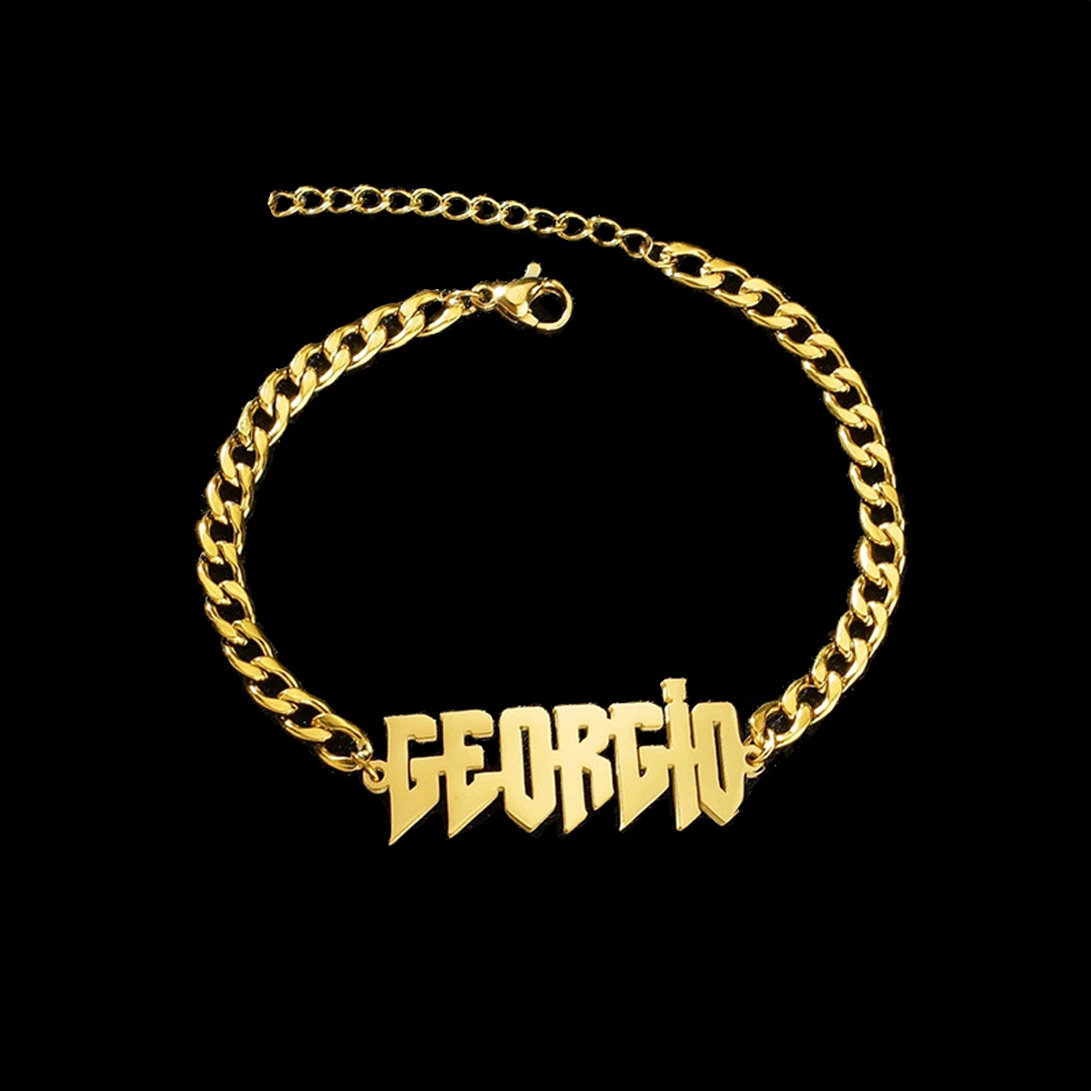 Custom Nameplate Bracelet For  - Men Accessories Chain And Bracelet のレビューと価格