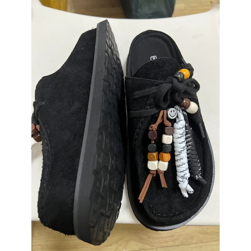 Women Men Clogs Cow Suede Leat - Men'S Accessories Leather のレビューと価格