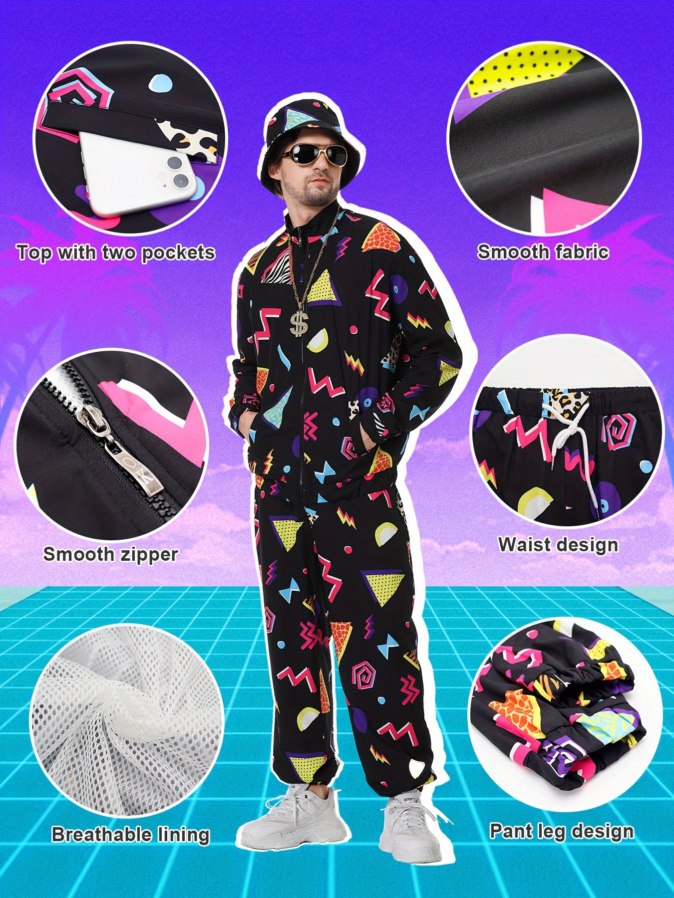 80s disco sportswear set with  - Men Accessories Hk のレビューと価格