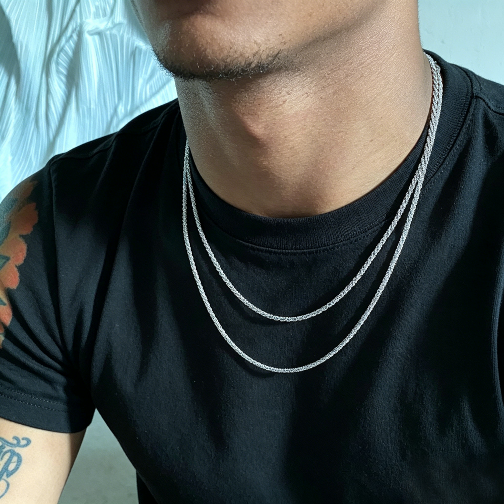 2.5mm Simple Singapore Chain N - Men Accessories Singapore のレビューと価格