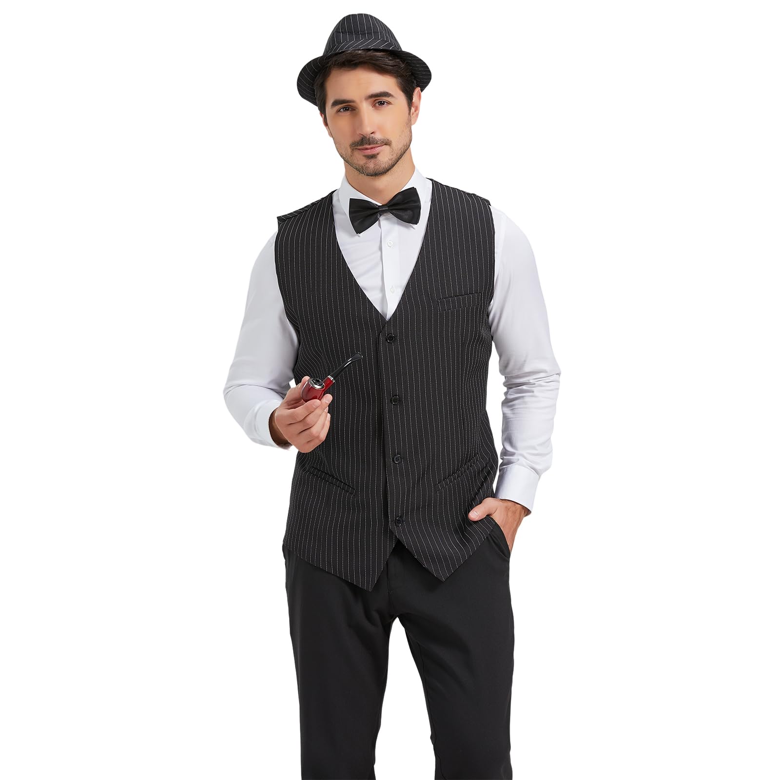 1920s Men's Gangster Costume S - Men Accessories Hk のレビューと価格