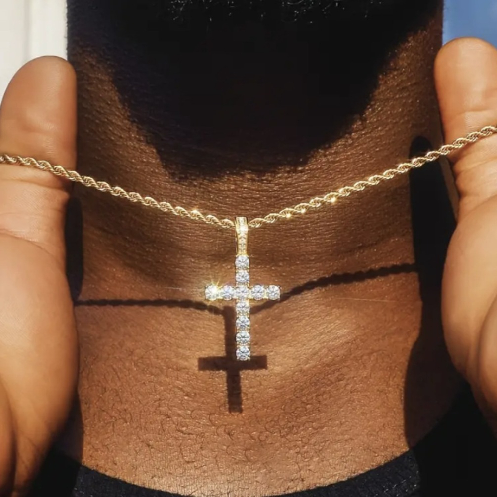 Personality Hip-hop Gold Color - Men Accessories Singapore のレビューと価格