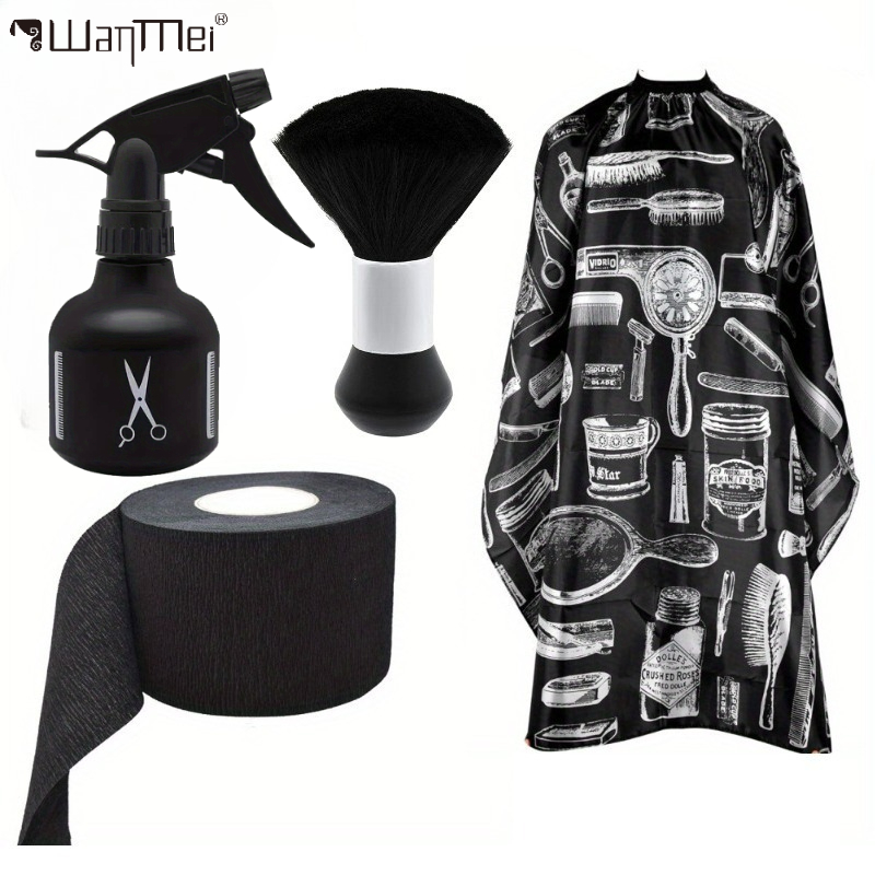 Professional Barber Cape Set W - Men Accessories Combo Set のレビューと価格