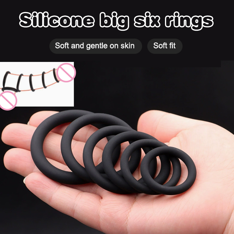 3/6Pcs Silicone Penis Ring Set - Men Accessories Combo Set のレビューと価格