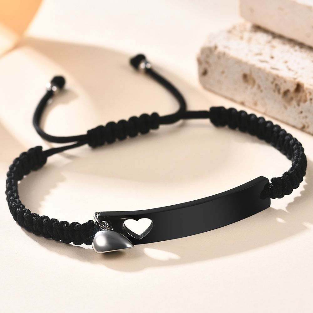 Custom Stainless Steel Couple  - Men Accessories Chain And Bracelet のレビューと価格