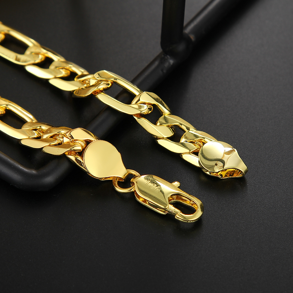 925 sterling Silver 18K gold C - Men Accessories Chain And Bracelet のレビューと価格
