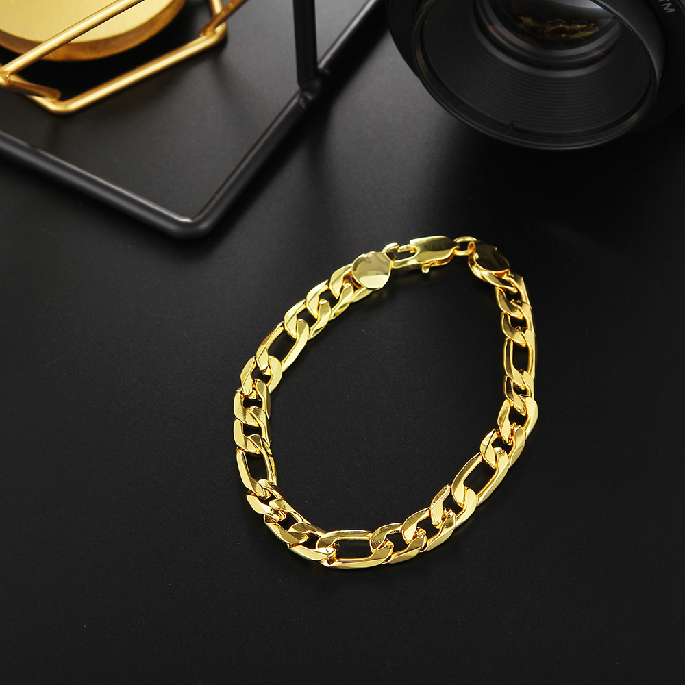925 sterling Silver 18K gold C - Men Accessories Chain And Bracelet のレビューと価格