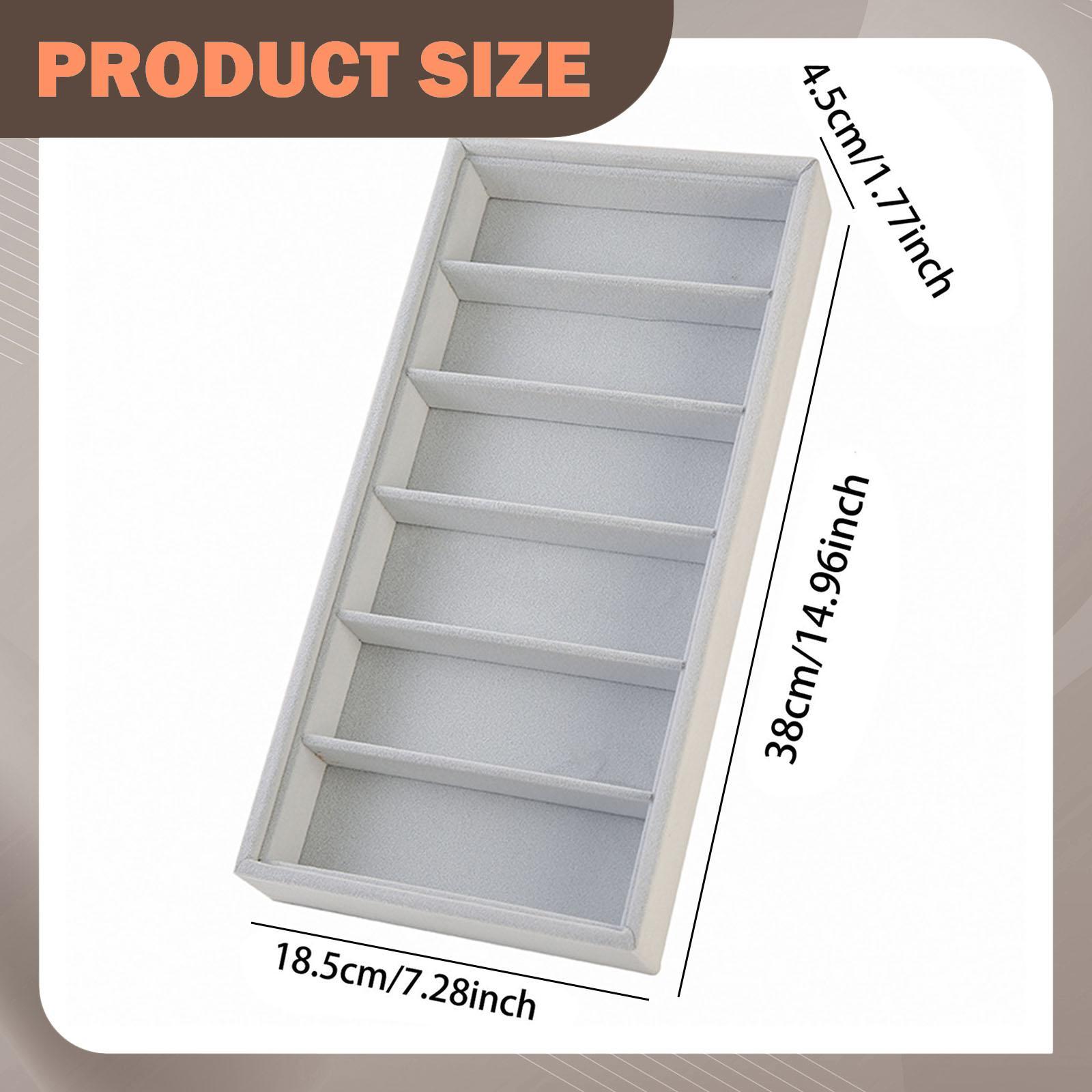 Glasses Display Tray 6 Slots f - Men'S Accessories Organizer Tray のレビューと価格