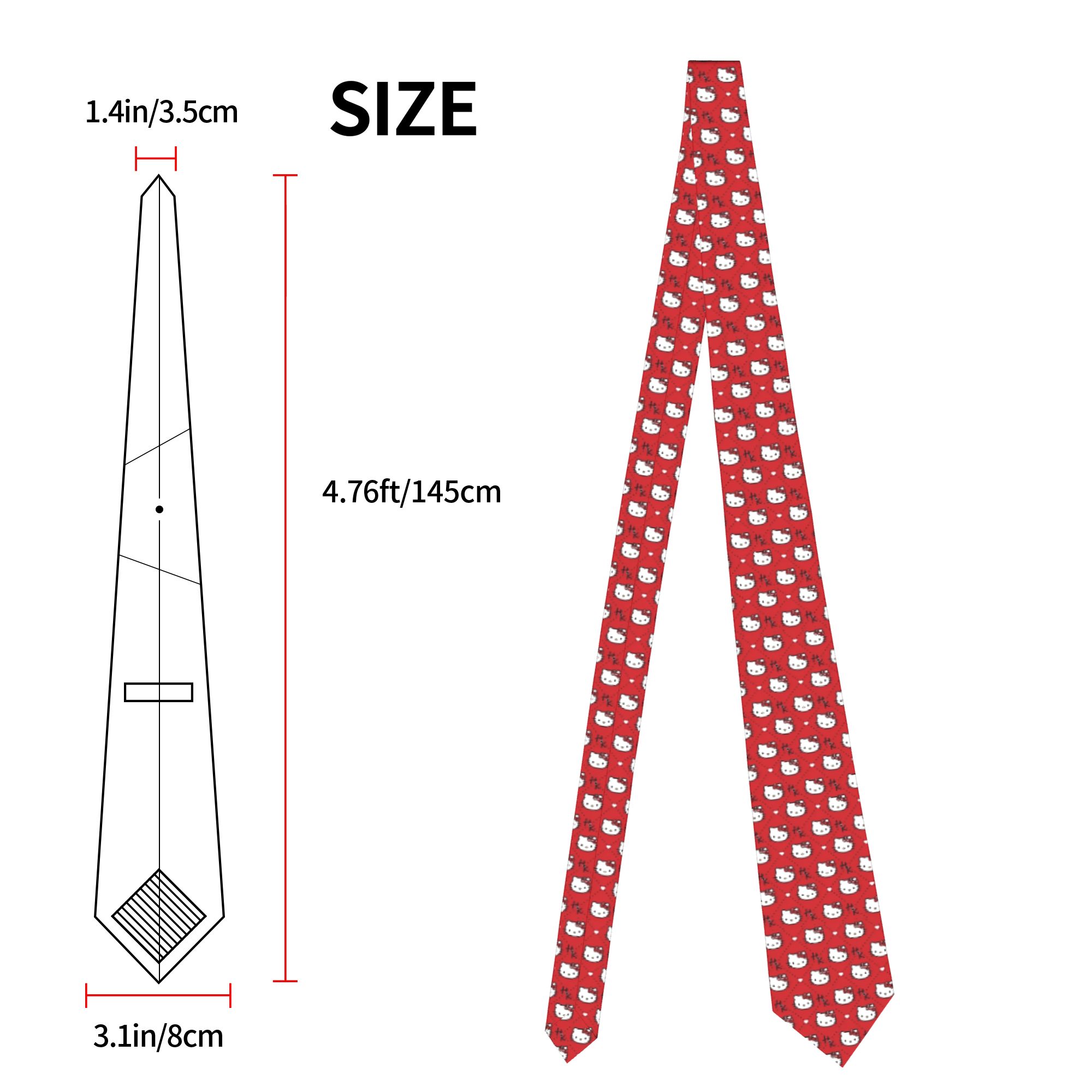 Hello Kitty HK Pattern Necktie - Men Accessories Hk のレビューと価格