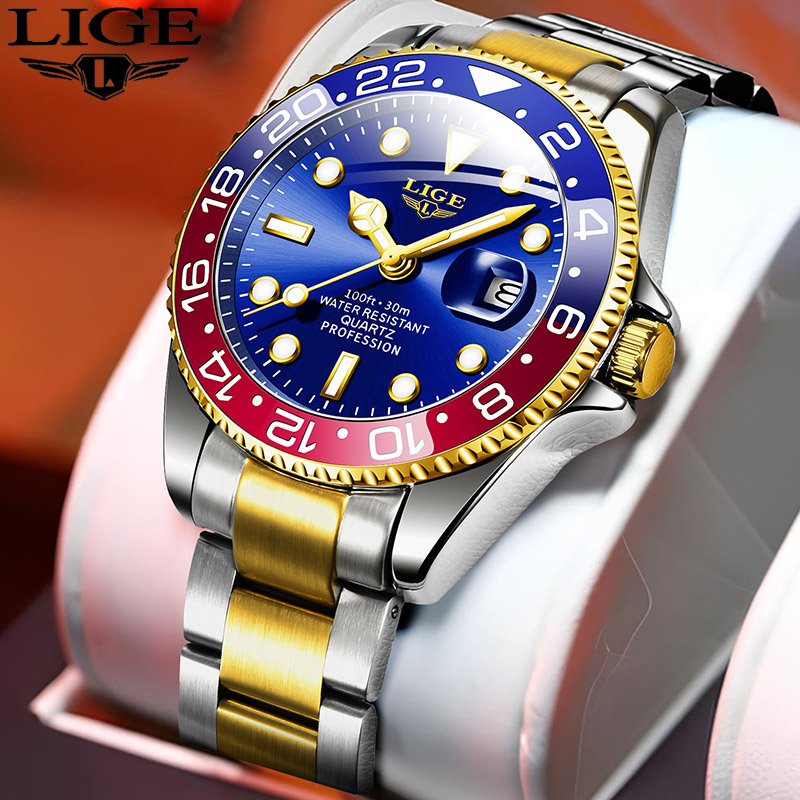 LIGE 2025 brand new men's watc - Men'S Accessories Luxury Brands のレビューと価格