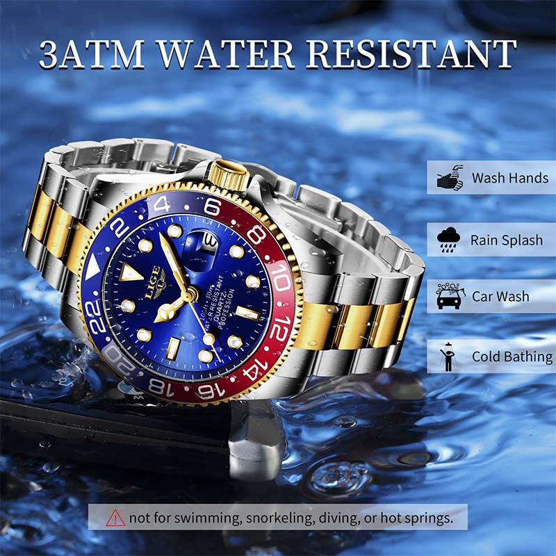 LIGE 2025 brand new men's watc - Men'S Accessories Luxury Brands のレビューと価格