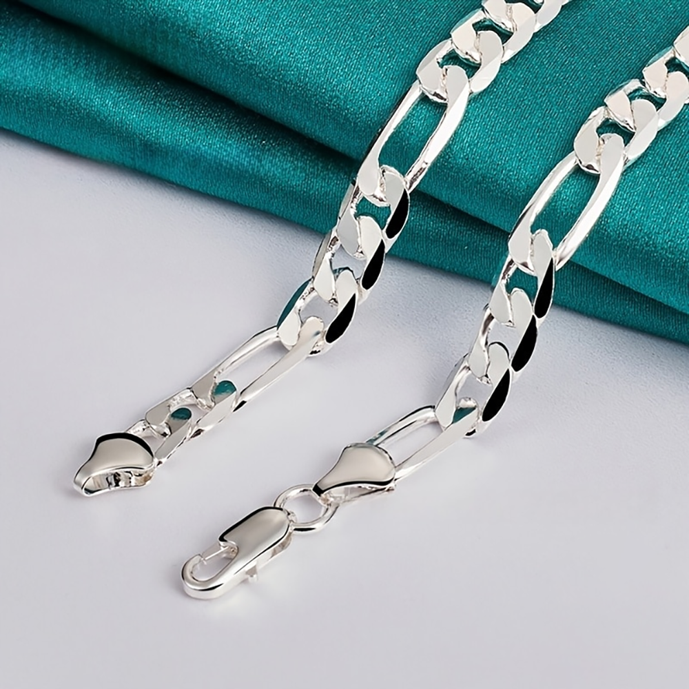 925 Sterling Silver 40-75cm 8m - Men Accessories Singapore のレビューと価格